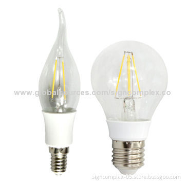 Filament LED Bulbs, 170-340lm Lumen and 50,000 Hours Working Lifespan